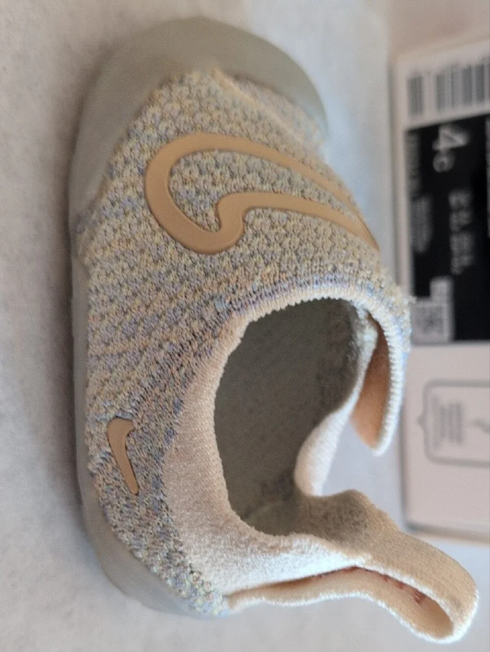 Nike Toddlers Swoosh 1 - Flyknit Slip-On Sneakers with Iridescent Knit